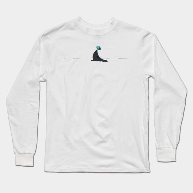 Debris (Gris) Long Sleeve T-Shirt by JacB